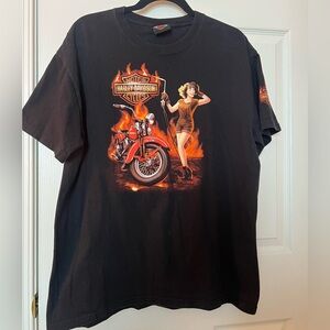 Harley Davidson Pinup Girl Tee